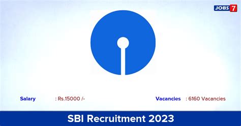 Sbi Recruitment 2023 Apply Online For 6160 Apprentices Vacancies