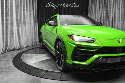 Used 2021 Lamborghini Urus SUV PEARL CAPSULE Verde Mantis GREEN PEARL