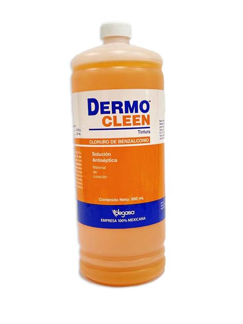 DERMOCLEEN CLORURO BENZALCONIO TINTURA 950ML DEGASA Human Haim