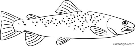 30 Free Printable Trout Coloring Pages In Vector Format Easy To Print