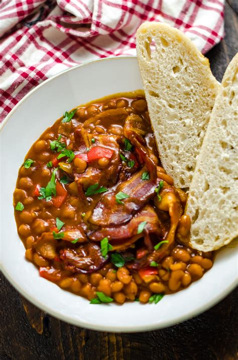 Easy BBQ Bacon Baked Beans - Host The Toast