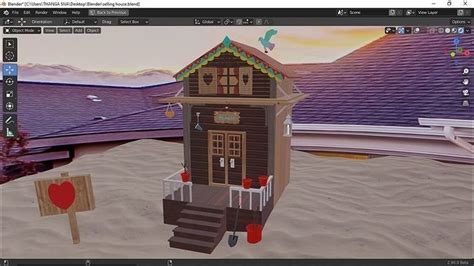 Beach House 3d Model Cgtrader