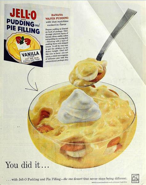 Pin By Jen Hartnett On Vintage Ads Banana Wafer Pudding Banana