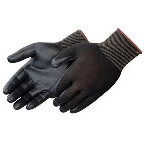 Black XL And Free Size PU Coated Hand Gloves PGI 1101 At Rs 21 Pair In