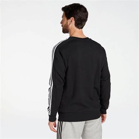 Adidas 3 Stripes Zwart Sweater Voor Heren Sprintersports