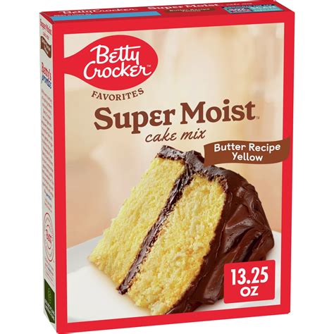 Betty Crocker Favorites Super Moist Butter Recipe Yellow Cake Mix 1325 Oz