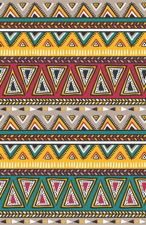 Arte Africana Do Teste Padr O Da Beira De Ndebele Ilustra O Do Vetor