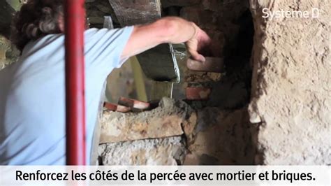 création d une ouverture dans un mur de pierre travaux renovation