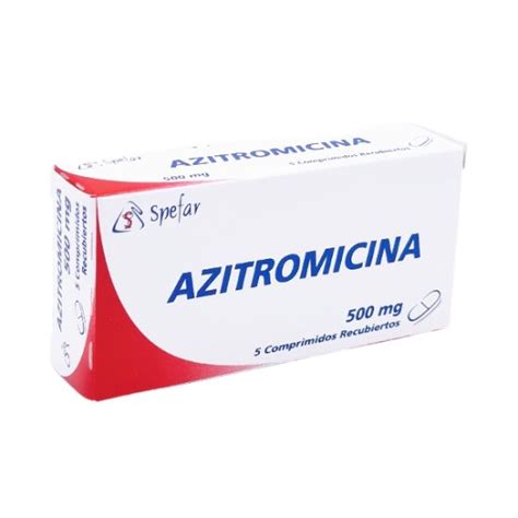 Azitromicina 500Mg X 5 Comprimidos Spefar Farmadon La Farmacia De