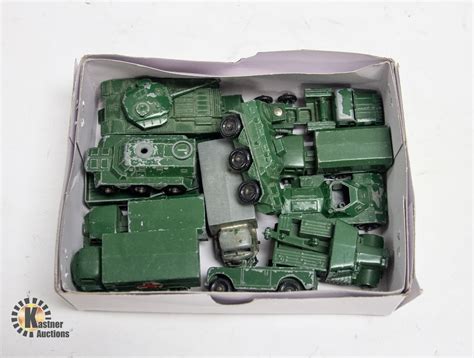 13 Lesney Matchbox Army Vehicles