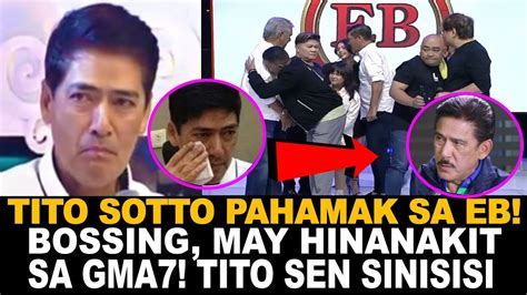 BOSSING VIC SUBRANG NAIYAK SA GINAWA SA KANILA NG GMA7 TITO SEN SINISI