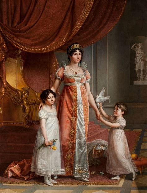 Julie Clary with her daughters Charlotte Napoléone and Zénaïde