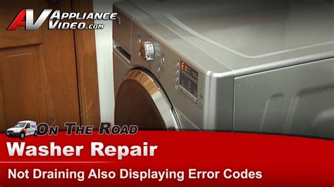 Whirlpool And Maytag Washer Repair Not Draining And Displaying Error