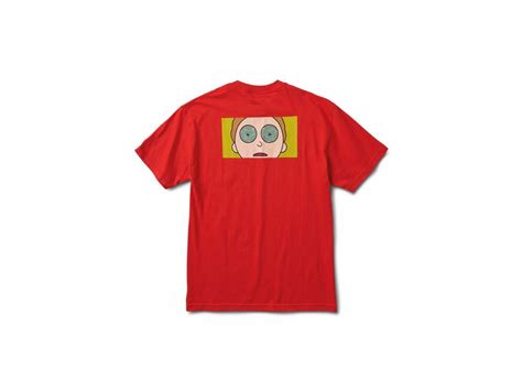 Primitive X Rick And Morty Morty Hypno Eyes Tee Red Thechillstore Eu