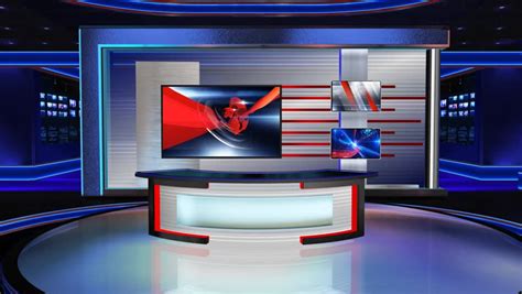 Las Noticias De La Tv Virtual Set Sets Virtuales Que Son Obligatorios