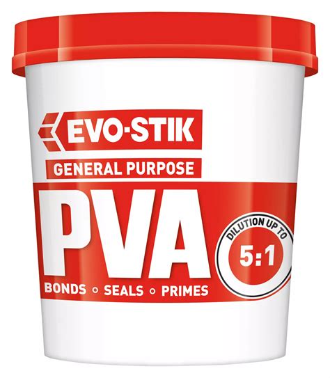 Evo Stik Pva Adhesive L Departments Diy At B Q