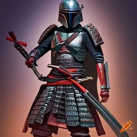 Artwork Of A Samurai Mandalorian On Craiyon