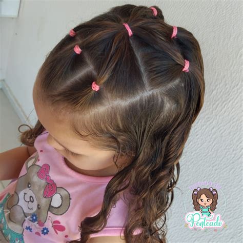 Penteado Infantil Fácil liguinhas Toda mamãe vai conseguir