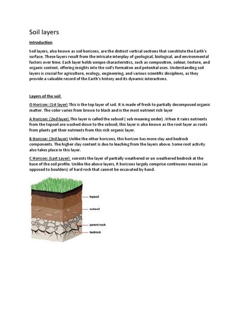 Soil Layers | PDF