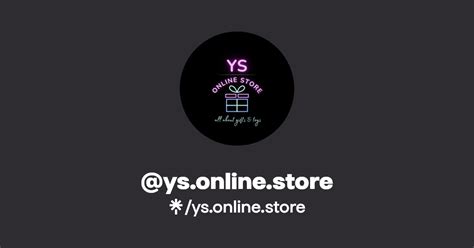 Ys Online Store Instagram Facebook Tiktok Linktree