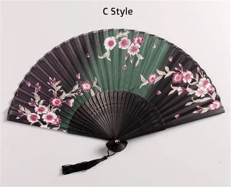 Chinese Hand Held Fans Ancient Dance Folding Fan - Fashion Hanfu