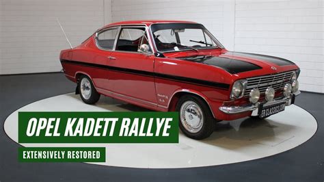 Opel Kadett Rallye Extensively Restored Video Erclassics