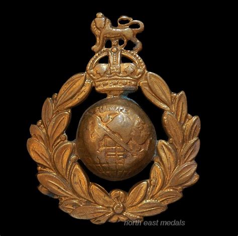 Ww2 Royal Marines Cap Badge British Badges And Medals