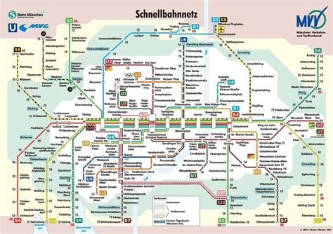 Munich Germany Train Map