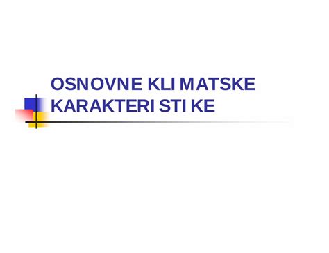 PDF OSNOVNE KLIMATSKE KARAKTERISTIKErgf Bg Ac Rs Predmet GO II