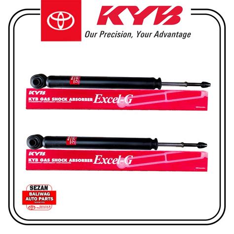 KYB KAYABA SHOCK ABSORBER REAR SET 2PCS TOYOTA VIOS 2002 2007 343400