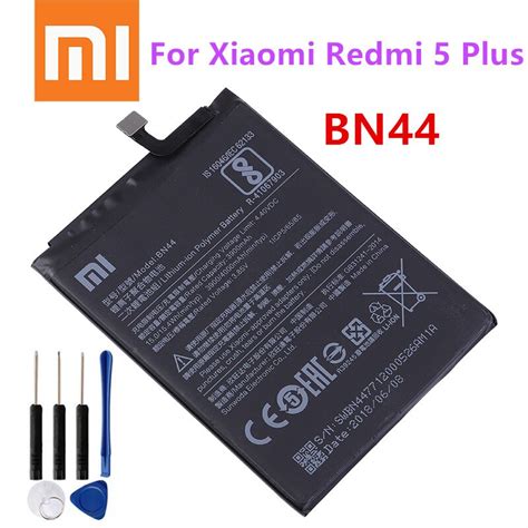 Xiao Mi 100 Original Bn44 4000mah Bateria Para Xiaomi Redmi 5 Plus