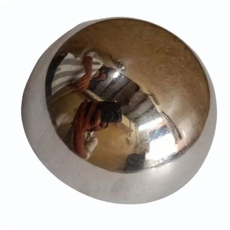 Plain 304 SS Railing Pipe Cover Half Round Ball WATI At Rs 30 Piece In