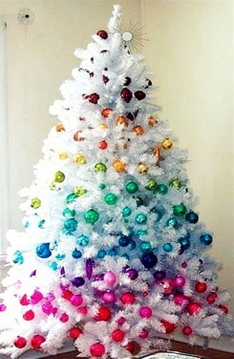 Rainbow Christmas Tree Decorations