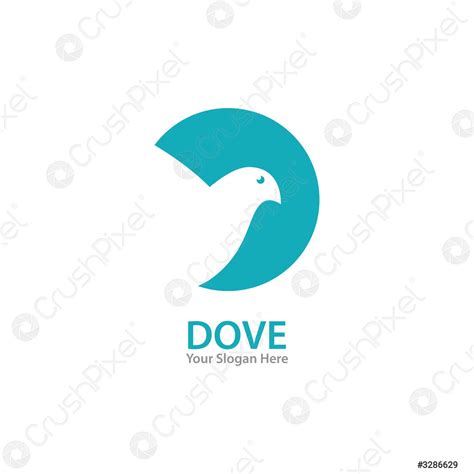 Dove bird logo - stock vector 3286629 | Crushpixel