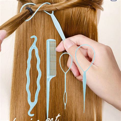 Magic Hair Braiding Twist Curler Set Diy Pull Hair Ponytail Braider To