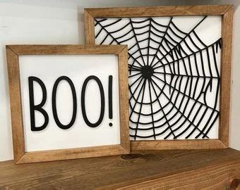 Halloween signs | Etsy | Halloween signs, Boo sign, Etsy