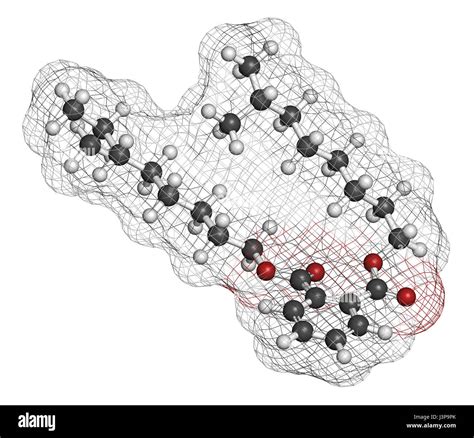 Diisononil Ftalato DINP molécula de plastificante Los átomos son