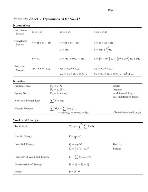 Formula Sheet 14th Edition Version 11 Jan 17 Page 1 Formula Sheet