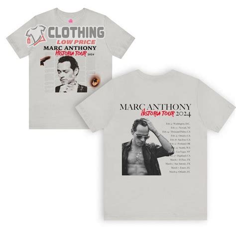 Marc Anthony Historia 2024 Tour Shirt Marc Anthony Tour Merch Marc Anthony Trending Tee Marc