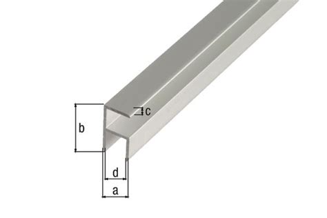 Eckprofil Selbstklemmend Aluminium Eloxiert