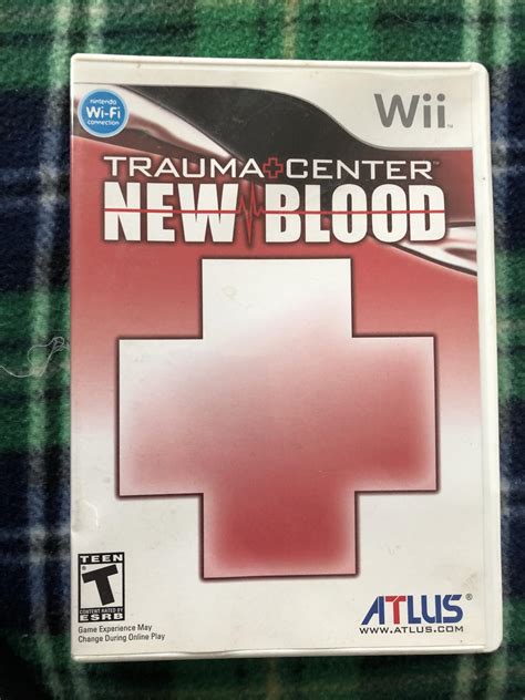 Trauma Center New Blood Item Box And Manual Wii