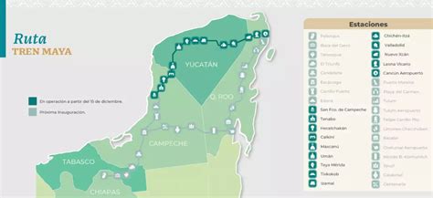 Ruta Del Tren Maya ¿cuáles Son Las Estaciones Y El Recorrido Que Sigue