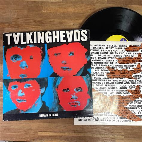 แผ่นเสียง Vinyl Talking Heads Remain In Light Vinyl 1lp 1981 Reissue Stereo Shopee