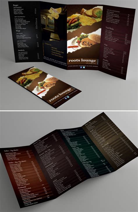 30 Inspired Restaurant Menu Brochure Designs You Must See | Naldz Graphics