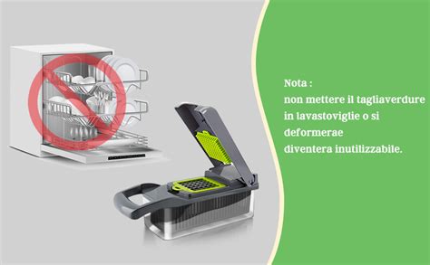 Toskope 16 In1 Affetta Verdure Taglia Verdure Con 7 Lame In Inox