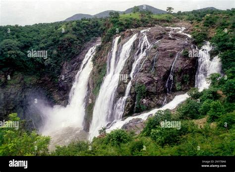 Sivasamudram Water Falls River Cauvery Kaveri Karnataka South India