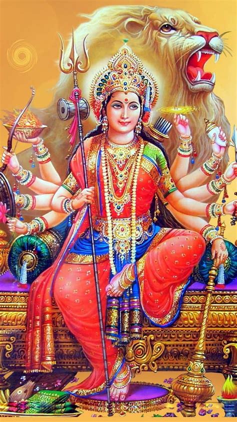 Durga Devi Sherawali Mata Hd Phone Wallpaper Pxfuel