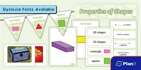 PlanIt Maths Y1 Properties Of Shapes Display Pack Twinkl