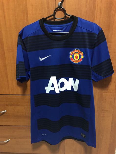 Authentic Man Utd 11 12 Nike Away Jersey 13 Park Ji Sung Men S