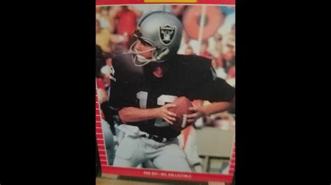 Kenny Stabler Cbs Pro Set Collectible The Snake Youtube